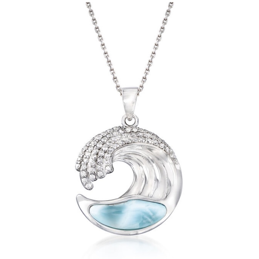Ross Simons wave necklace
